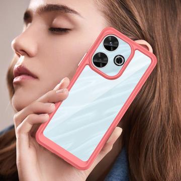 Xiaomi Redmi Note 13R/Redmi 13/Poco M6 4G Anti-Shock Hybrid Cover - Rød