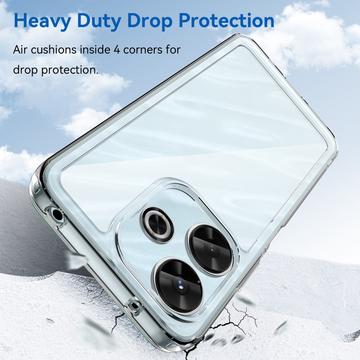 Xiaomi Redmi Note 13R/Redmi 13/Poco M6 4G Anti-Shock Hybrid Cover - Gennemsigtig