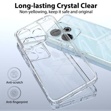 Xiaomi Redmi 13/Poco M6 4G Ridsefast Hybrid Cover - Gennemsigtig