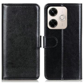 Xiaomi Redmi 13x Pung Etui med Stativ - sort
