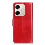 Xiaomi Redmi 13x Pung Etui med Stativ - rød