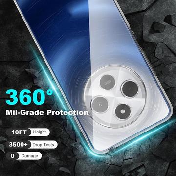 Xiaomi Redmi 14C/14C/Poco C75 Skridsikkert TPU Cover - Gennemsigtig