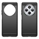 Xiaomi Redmi 14C Børstet TPU Cover - Karbonfiber - Sort