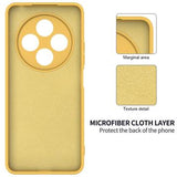 Xiaomi Redmi 14C/14R Liquid Silikone Cover med Strop - Gul