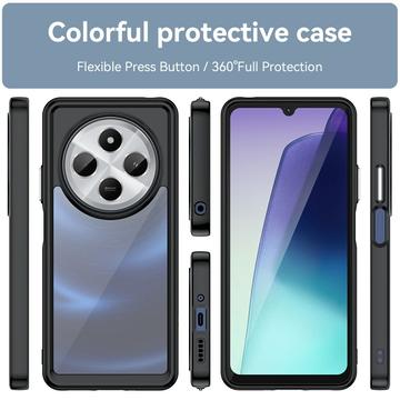 Xiaomi Redmi 14R/14C/Poco C75 Anti-Shock Hybrid Cover - Sort