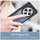Xiaomi Redmi 14R/14C/Poco C75 Anti-Shock Hybrid Cover - Sort