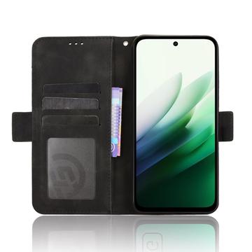 Xiaomi Redmi 15 4G Kortholder Pung Etui - Sort