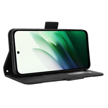 Xiaomi Redmi 15 4G Kortholder Pung Etui - Sort