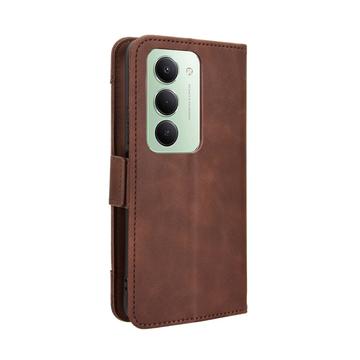 Xiaomi Redmi 15 4G Kortholder Pung Etui - Brun