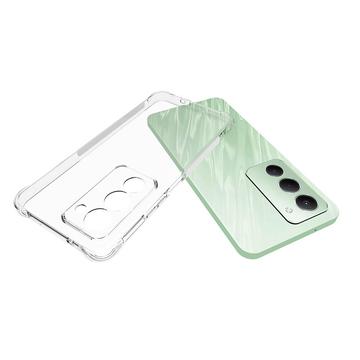 Xiaomi Redmi 15 4G Stødsikkert Silikone Cover - Gennemsigtig