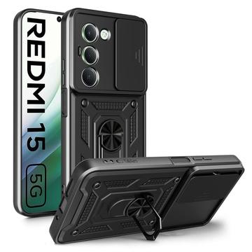 Xiaomi Redmi 15 5G/4G Tech-Protect CamShield Pro Cover - sort
