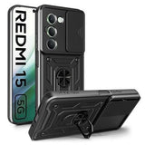 Xiaomi Redmi 15 5G/4G Tech-Protect CamShield Pro Cover - sort