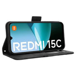 Xiaomi Redmi 15C Kortholder Pung Etui - Sort