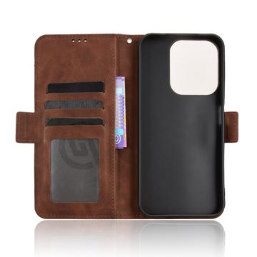 Xiaomi Redmi 15C Kortholder Pung Etui - Brun