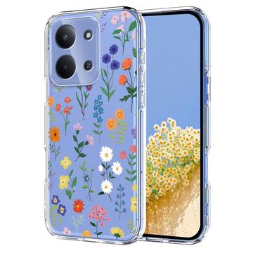 Xiaomi Redmi 15C TPU-cover med blomstermønster - tusindfryd