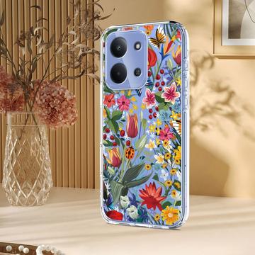 Xiaomi Redmi 15C TPU-cover med blomstermønster - Liljer
