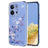 Xiaomi Redmi 15C TPU-cover med blomstermønster - Lilla