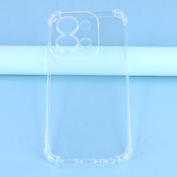 Xiaomi Redmi 15C Stødsikkert Silikone Cover - Gennemsigtig