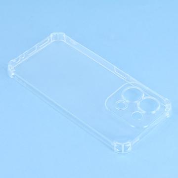 Xiaomi Redmi 15C Stødsikkert Silikone Cover - Gennemsigtig