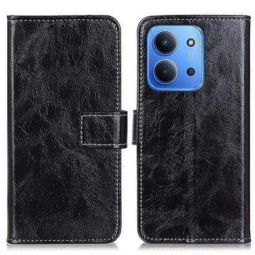 Xiaomi Redmi 15C Pung Etui med Stativ - sort