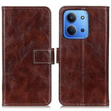 Xiaomi Redmi 15C Pung Etui med Stativ - Brun