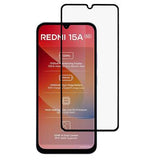 Xiaomi Redmi 15a Skærmbeskyttelse Hærdet Glas - Full Fit - 9H - Sort kant