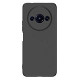 Xiaomi Redmi A3 Anti-Fingeraftryk Mat TPU Cover - Sort