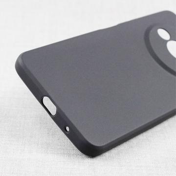 Xiaomi Redmi A3 Anti-Fingeraftryk Mat TPU Cover - Sort
