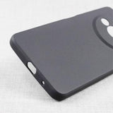 Xiaomi Redmi A3 Anti-Fingeraftryk Mat TPU Cover - Sort