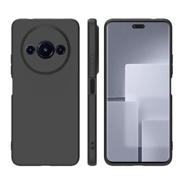 Xiaomi Redmi A3 Anti-Fingeraftryk Mat TPU Cover - Sort