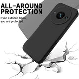 Xiaomi Redmi A3/Poco C61 Liquid Silikone Cover med Strop - Sort