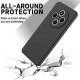 Xiaomi Redmi A3 Pro Flydende silikone cover med håndrem - sort
