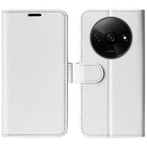 Xiaomi Redmi A3 Pung Cover med Magnetisk Lukning - Hvid