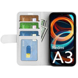 Xiaomi Redmi A3 Pung Cover med Magnetisk Lukning - Hvid