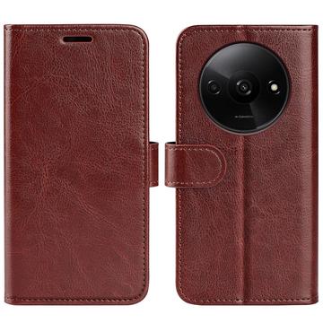 Xiaomi Redmi A3 Pung Cover med Magnetisk Lukning - Brun