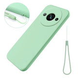 Xiaomi Redmi A3x Liquid Silikone Cover med Strop - Grøn