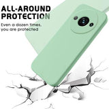 Xiaomi Redmi A3x Liquid Silikone Cover med Strop - Grøn