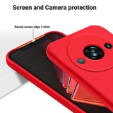 Xiaomi Redmi A3x Liquid Silikone Cover med Strop - Rød