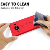 Xiaomi Redmi A3x Liquid Silikone Cover med Strop - Rød