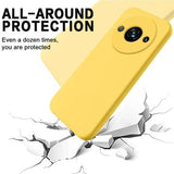 Xiaomi Redmi A3x Liquid Silikone Cover med Strop - Gul