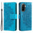 Xiaomi Redmi A5 4G/Poco C71 Mandala Series Etui med Pung - Blå