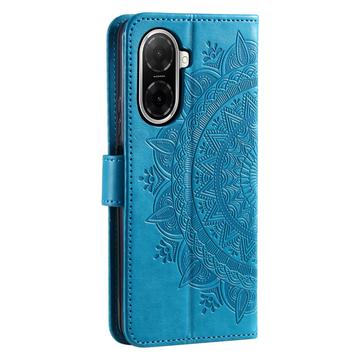 Xiaomi Redmi A5 4G/Poco C71 Mandala Series Etui med Pung - Blå