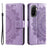 Xiaomi Redmi A5 4G/Poco C71 Mandala Series Etui med Pung - Lilla