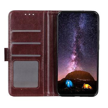 Xiaomi Redmi A7 Pro Pung Etui med Stativ - Brun