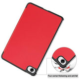 Xiaomi Redmi K Pad 2 Tri-Fold Series Smart Folio-etui - rød