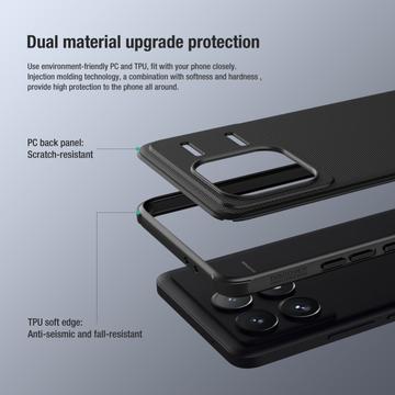 Xiaomi Redmi K70/K70 Pro/Poco F6 Pro Nillkin Super Frosted Shield Pro Hybrid Cover - Blå