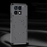 Xiaomi Redmi K70/K70 Pro/Poco F6 Pro Beetle Karbonfiber TPU Cover - Sort