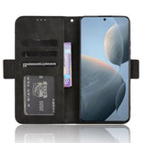 Xiaomi Redmi K70/K70 Pro/Poco F6 Pro Pung Cover med Kortholder - Sort