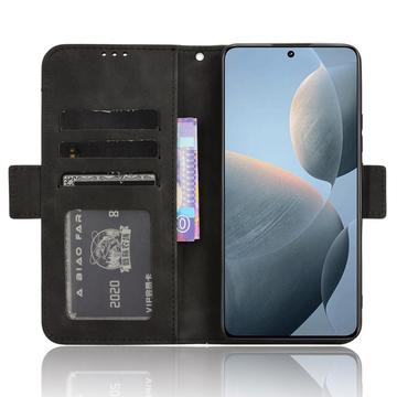 Xiaomi Redmi K70/K70 Pro/Poco F6 Pro Pung Cover med Kortholder - Sort