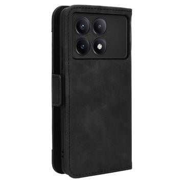 Xiaomi Redmi K70/K70 Pro/Poco F6 Pro Pung Cover med Kortholder - Sort
